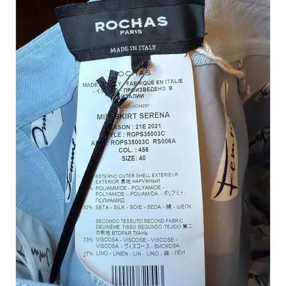 Rochas Paris New Midi Skirt Serena, Size IT 40/ US 4